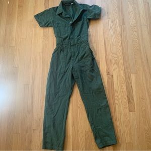 Big Bud Press Dark Emerald Short Sleeve Jumpsuit